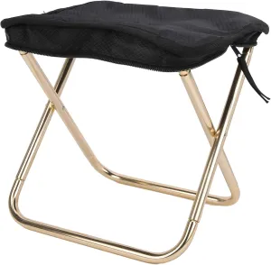 Restokki Aluminum Alloy Folding Stool Outdoor Camping Fishing Hiking BBQ Portable Stool