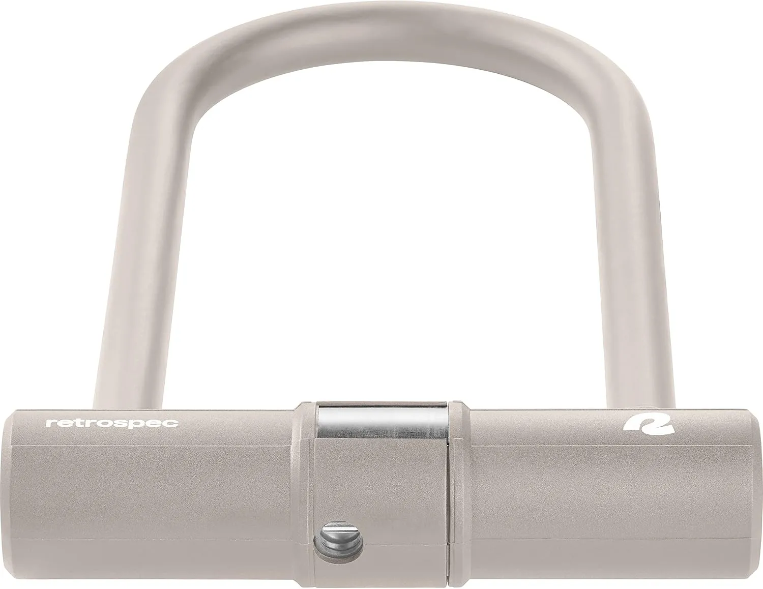 Retrospec Lookout U-Lock Bike Lock with 4Ft Security Cable, Heavy Duty Anti-Theft Bicycle Lock with 14mm Shackle, Pick Resistant & Secure Anti-Rotation Design