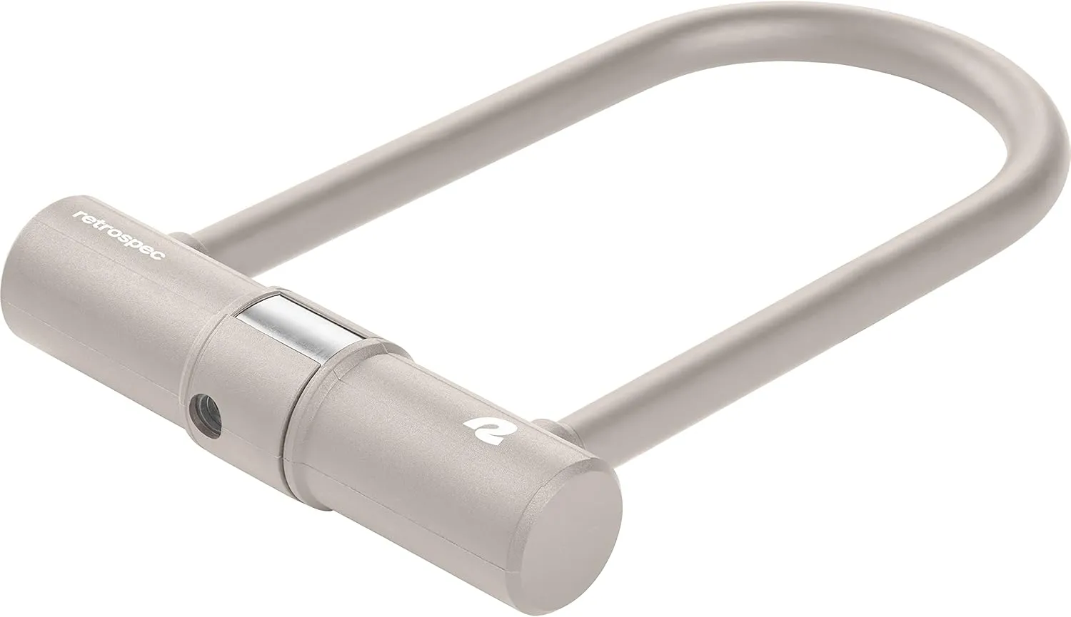 Retrospec Lookout U-Lock Bike Lock with 4Ft Security Cable, Heavy Duty Anti-Theft Bicycle Lock with 14mm Shackle, Pick Resistant & Secure Anti-Rotation Design