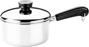 Revere Try-Ply Bottom 1-Quart Saucepan with Lid, Stainless Steel