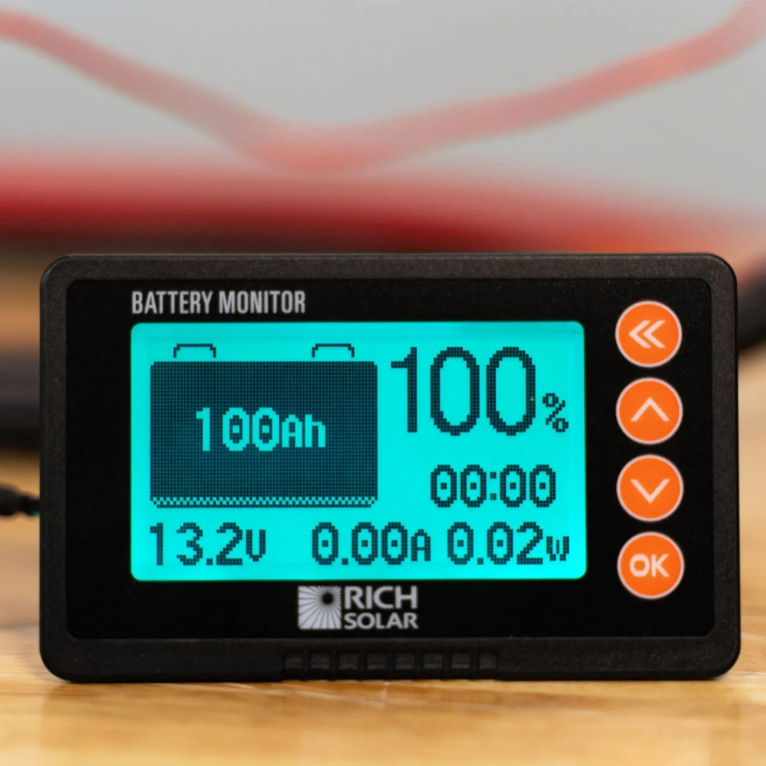 Rich Solar 500 Amp Battery Monitor With Shunt | 8~120V 500A Battery Monitor | Accurate Battery Status Monitor