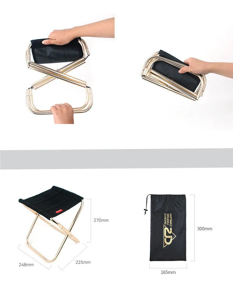 RYNX | Light Weight Foldable Portable Stool Chair