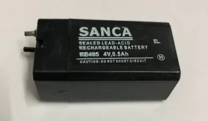 Sanca 4V 0.5Ah Sealed Lead Acid Rechargeable Battery For Mosquito Bat / Toys