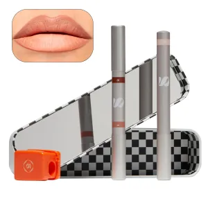 SARELLY CREATIVO LAB | Vegan Beauty Makeup Kit 5 in 1 | Lipstick Lip Liner Highlighter Makeup Sharpener & Mirror | Cute Stuff | Tamarind Reduction Ravioli