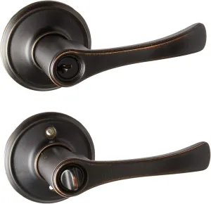 Schlage F51A F Series Avila 716 Entry Door Lock Aged Bronze