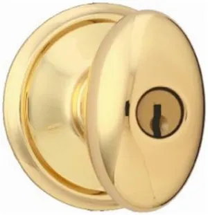 Schlage F51SIE605 Siena Entrance, Standard, Bright Brass