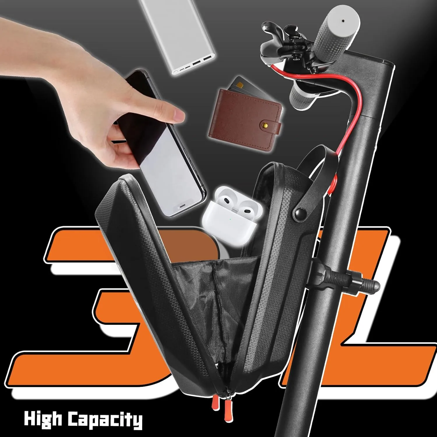 Scooter Lock Anti Theft, Electric Scooter Locks & Waterproof Scooter Bag, Bike Locks Heavy Duty, Security Chain for E Scooter Segway Ninebot, Xiaomi, NIU and Other Electric Scooters…