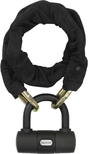 Serfas Suburbs Bike Hardened Steel Chain and U-Lock, 10mm