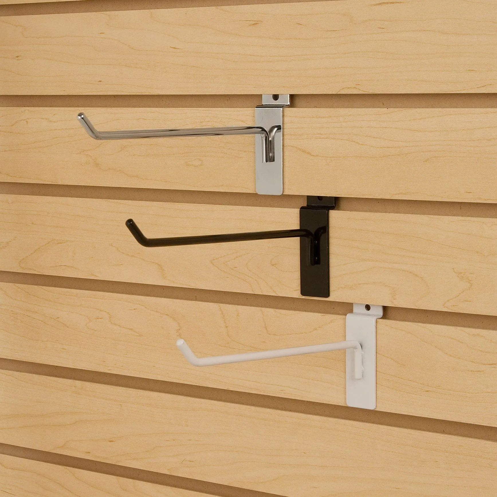 Slatwall/Slatgrid Peg Hook (6") 10 Count.