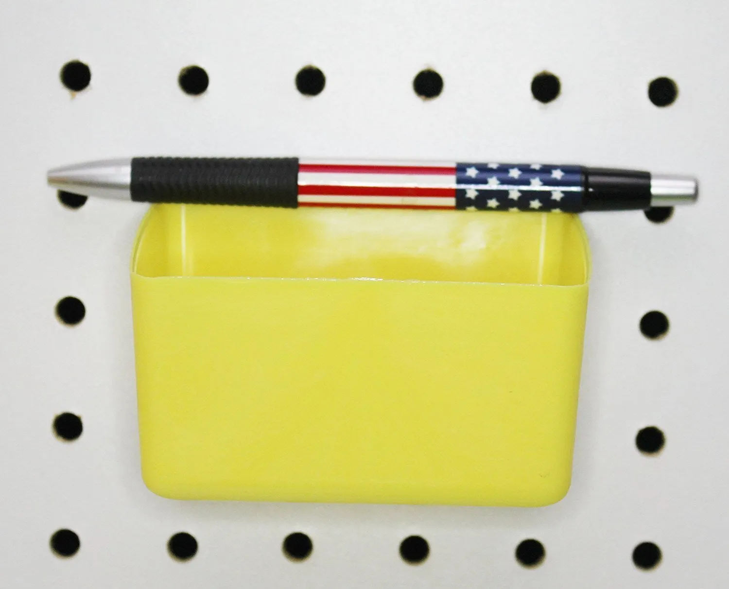 Small Plastic Yellow Pegboard Storage / Parts Bins -Heavy duty -10 Pack