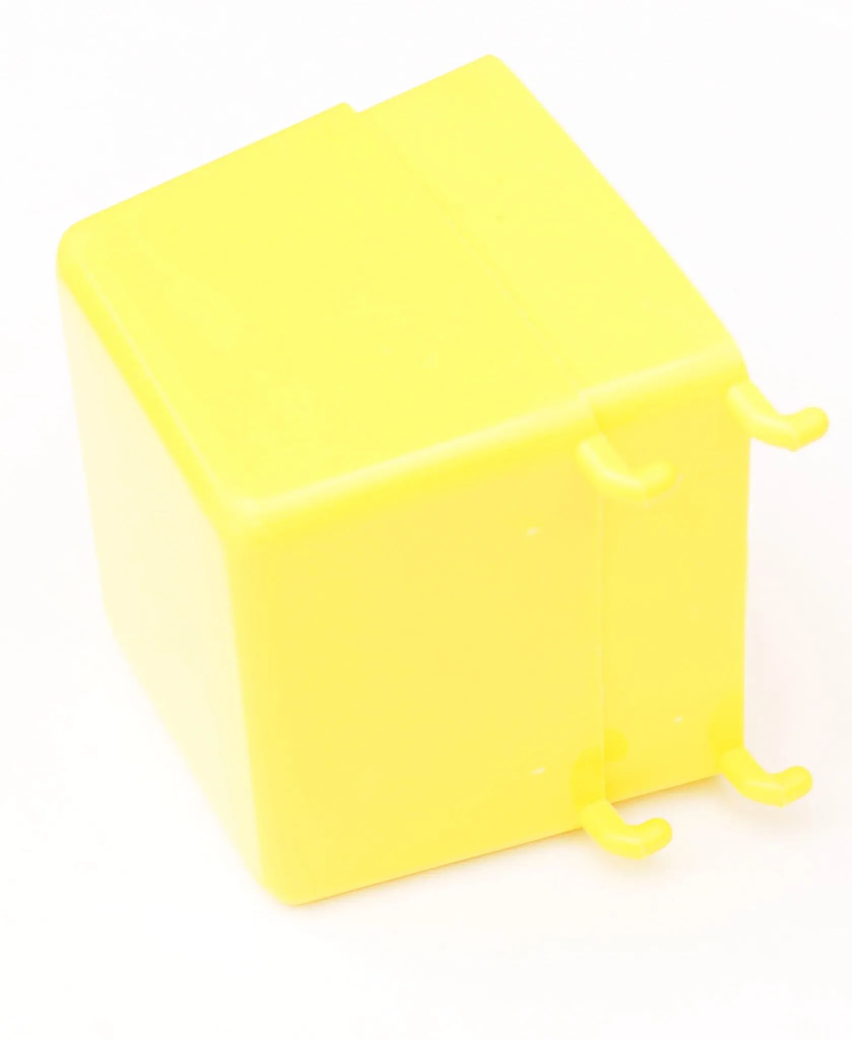 Small Plastic Yellow Pegboard Storage / Parts Bins -Heavy duty -10 Pack