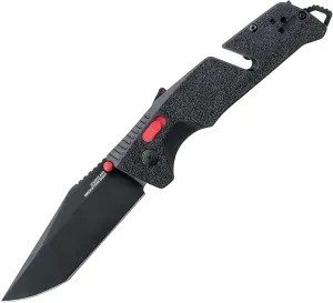SOG Trident at - Black   Red - Tanto