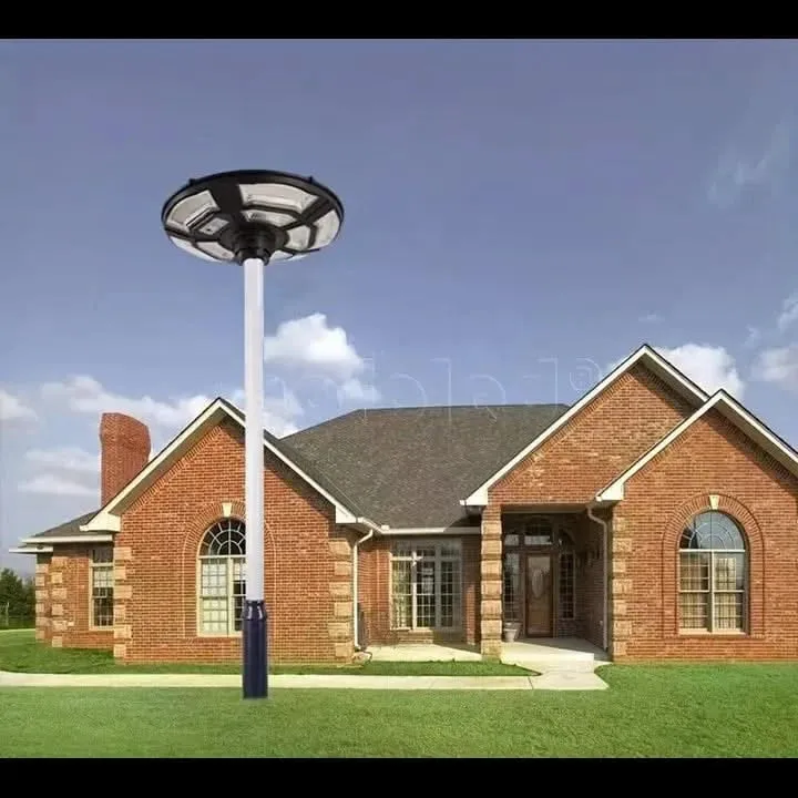 Solar Outdoor Light UFO Garden Pole And Wall Street Lights For Home, Yard, Farmhouses with Remote (150W, Cool White)