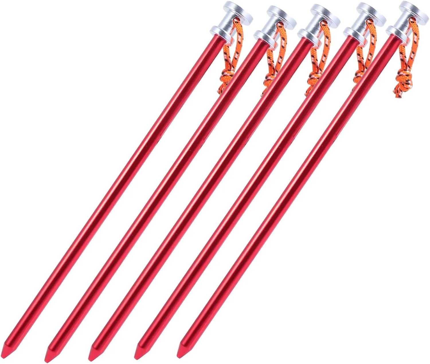 Sosoport 5pcs Tent Pegs Heavy Duty Camping Stakes for Outdoor Use Durable Portable Design for Tents and Awnings Easy to Store Backpack