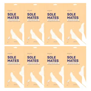 SpaLife Beauty Sole Mates Exfoliating Foot Masks –For Callus Removal with Macadamia Oil, Walnut Shell, and Eucalyptus Oil – 8 Pack
