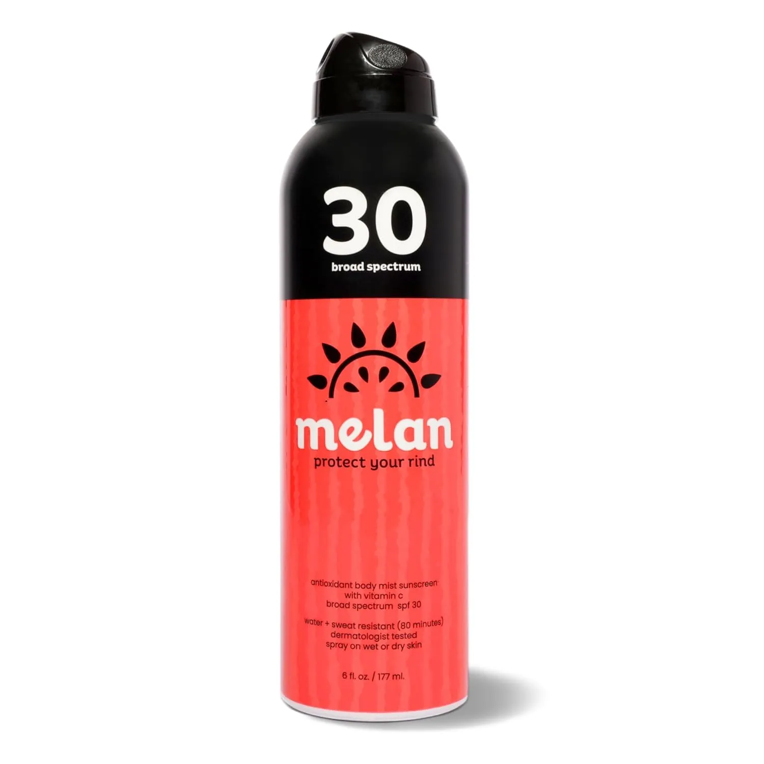 SPF 30 Antioxidant Sunscreen Body Mist, 6 oz - Lightweight, Water & Sweat Resistant, Vitamin C, Green Tea, Broad Spectrum, Vegan, Clean Ingredients, Dermatologist Tested, Non-Greasy, Made in USA