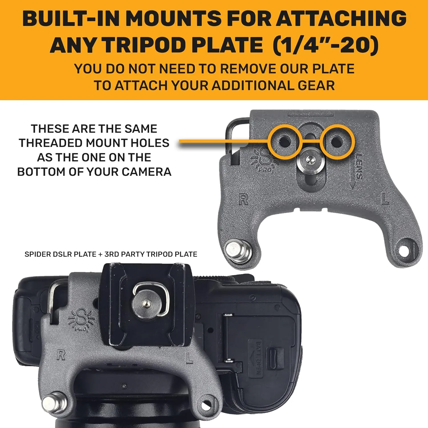 Spider Holster – SpiderPro DSLR Single Camera System v2 for Carrying ONE Professional Camera and Heavy Gear Featuring Belt with Built-In Self-Locking Camera Holster for Secure Quick-Draw Camera Access