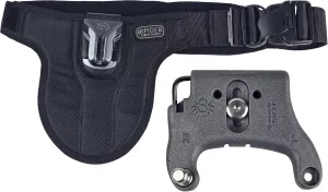 Spider Holster – SpiderPro DSLR Single Camera System v2 for Carrying ONE Professional Camera and Heavy Gear Featuring Belt with Built-In Self-Locking Camera Holster for Secure Quick-Draw Camera Access