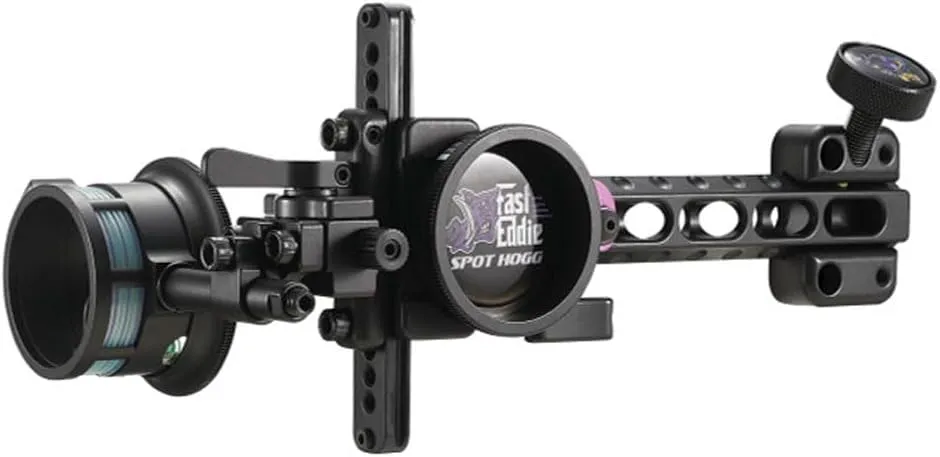 Spot Hogg Fast Eddie XL | Double Pin Bow Sight | Right/Left Handed | Pin Size .01/.019 | Made in The USA (Left Handed
