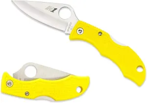 Spyderco H1 Ladybug Yellow Plain Edge