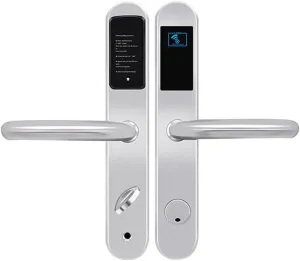 Stainless Steel Card Smart Door Lock Waterproof Electronic Intelligent Door Lock Anti-Rust Hotel System Door Lock