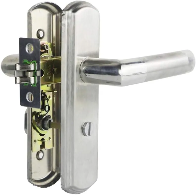 Stainless Steel Silent Door Lock Bedroom Interior Door Handle Lock Security Mute Door Lock Household Hardware