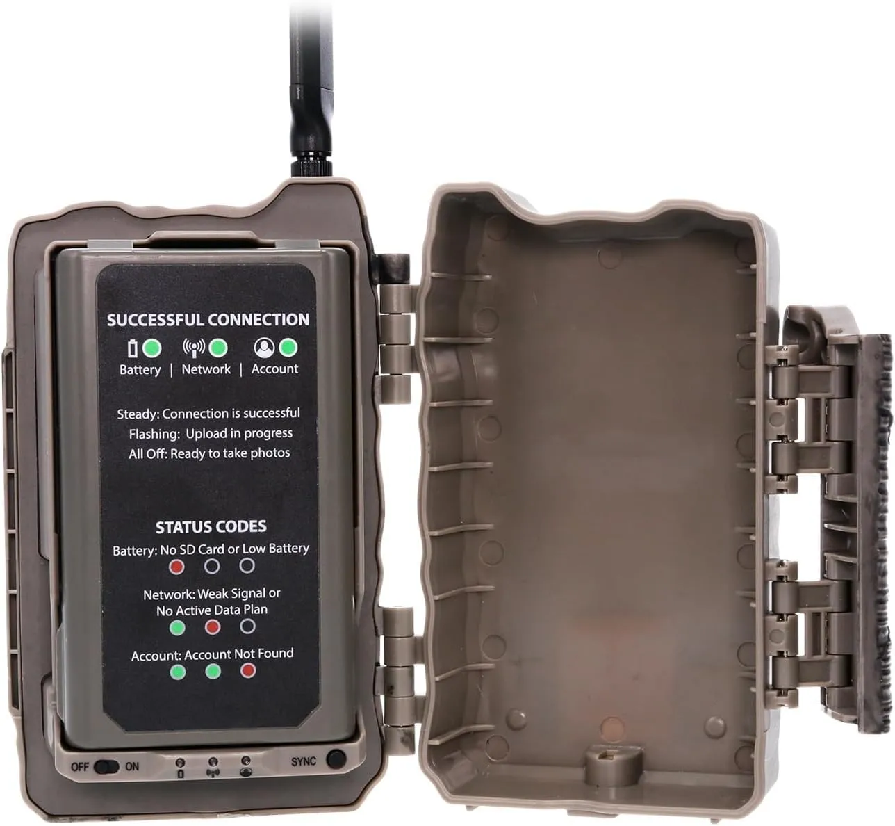 Stealth Cam Deceptor MAX Dual Sim 40MP Photo & 1440P QHD Video No-Glo LED Hunting Cellular Trail Camera and Sol-Pak Solar Battery Pack, Available on AT&T & Verizon