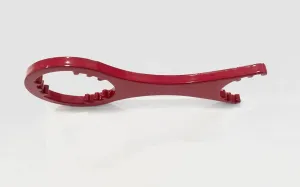 Steel Die Wrench for Lee Precision Reloading Dies Using Spline Nuts Breech Lock, Red
