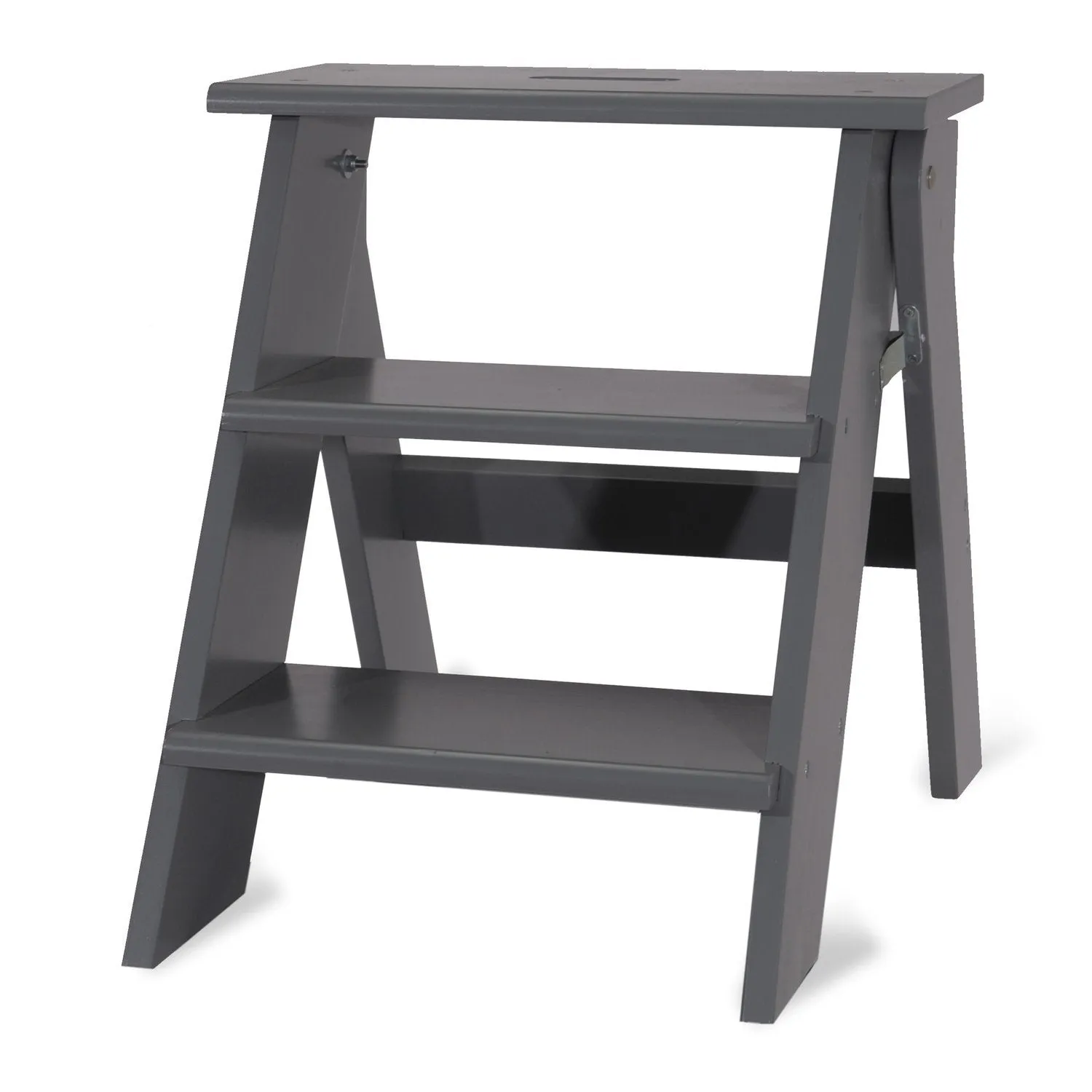 Step Stool in Charcoal by Garden Trading - Birch Plywood