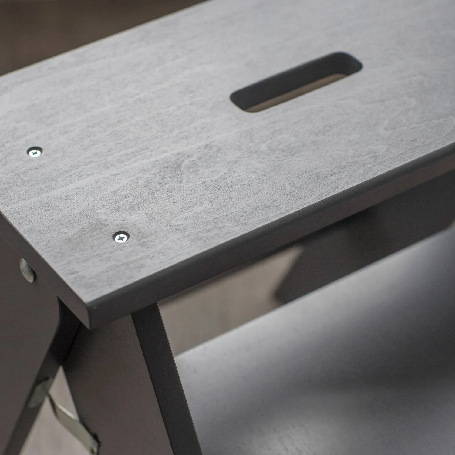 Step Stool in Charcoal by Garden Trading - Birch Plywood