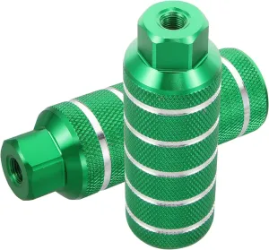 Sturdy Aluminum Alloy Bike Foot Pegs Wear-Resistant Rear Foot Pedals for Bicycles Compact Portable