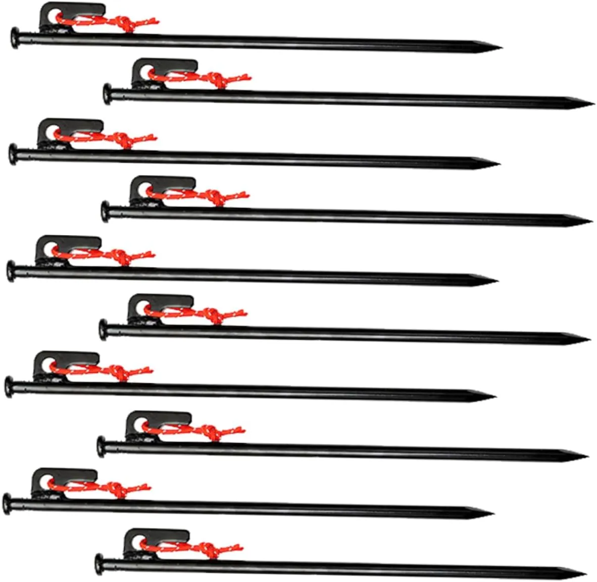Sturdy Tent Pegs Heavy Duty Metal Camping Stakes Tent Spikes Fixing Pegs