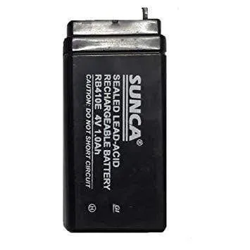 Sunca 4V 1Ah Rechargeable Battery for Emergency Light (Black)