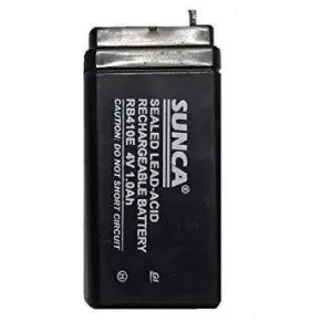 Sunca 4V 1Ah Rechargeable Battery for Emergency Light (Black)