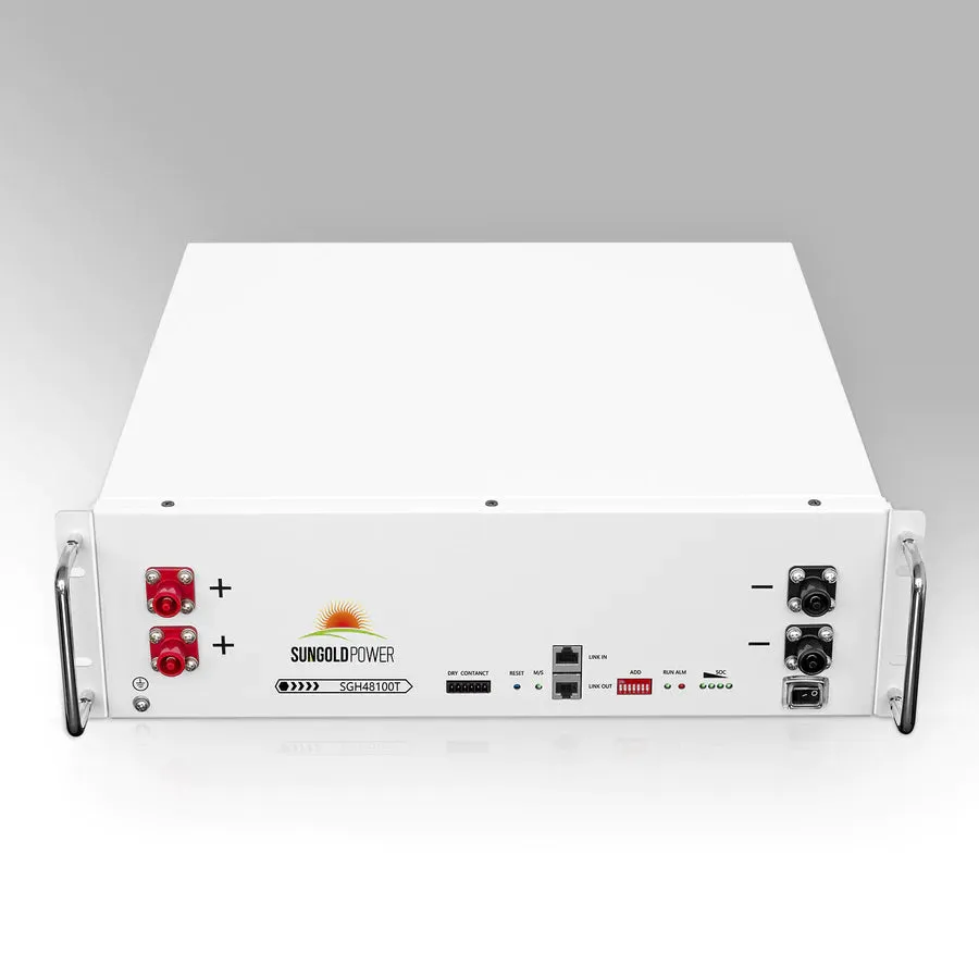SunGold Power 4x Server Rack 48V 100AH Lithium Battery Self-Heating