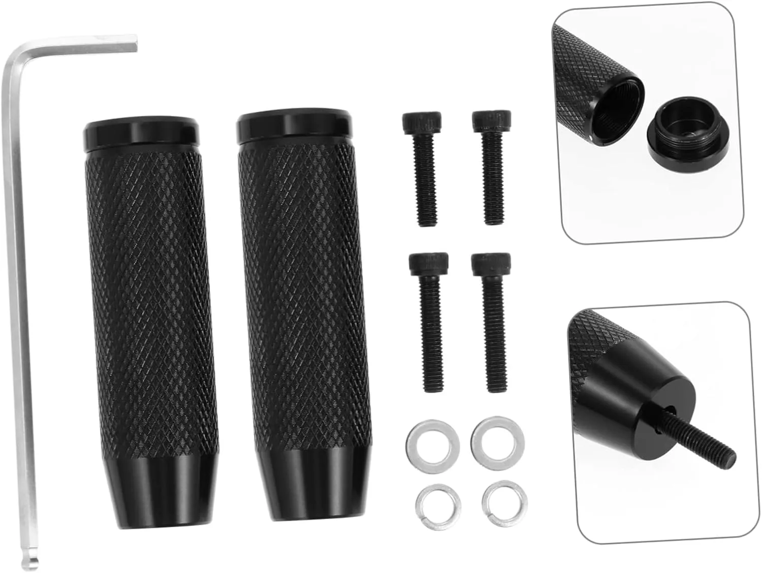 SUPVOX 1 Pair Bicycle Rear Pedal Bicycles Pegs Bicycles Pedal Belly Dancing Stunt Pedal Ski Gloves Wallet Tool