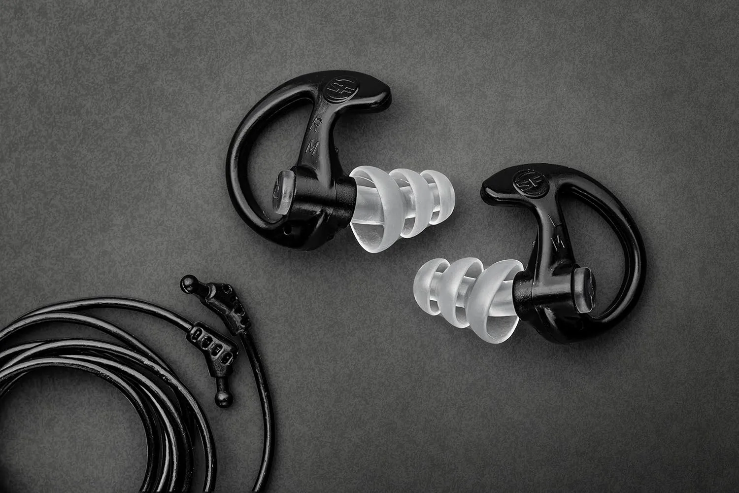 SureFire EP5 Sonic Defenders Max Full-Block Earplugs, triple flanged design, reusable