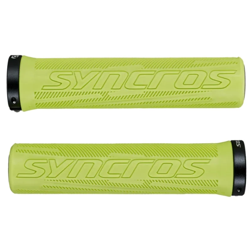 Syncros Pro Lock-on Grips - Sulphur Yellow