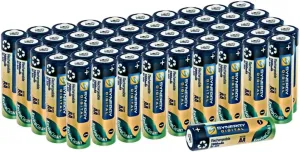 Synergy Digital Baby Monitor Batteries, Compatible with Angelcare AC300 Baby Monitor, (Ni-MH, 1.25V, 2800mAh), Combo-Pack Includes: 50 x AA Rechargeable Batteries