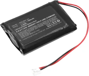 Synergy Digital Electronic Tuner Battery, Compatible with Fishman Fender Acoustasonic Electronic Tuner, (Li-Pol, 3.7V, 1800mAh) Ultra High Capacity, Replacement for Fishman Acc-FLU-RBT Battery