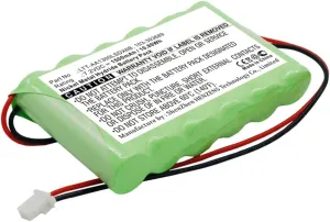 Synergy Digital Emergency Lighting Battery, Compatible with Visonic BATPM30 Emergency Lighting, (Ni-MH, 7.2V, 1500mAh) Ultra High Capacity, Replacement for Visonic 103-300691 Battery