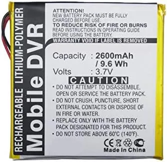Synergy Digital Player Battery, Compatible with Archos AV605 WiFi 30G Player, (Li-Pol, 3.7V, 2500mAh) Ultra High Capacity, Replacement for Archos FT447770P Battery