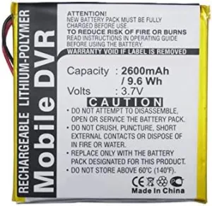 Synergy Digital Player Battery, Compatible with Archos AV605 WiFi 30G Player, (Li-Pol, 3.7V, 2500mAh) Ultra High Capacity, Replacement for Archos FT447770P Battery