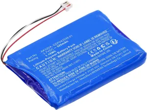 Synergy Digital Wireless Headset Battery, Compatible with AGFEO IP Multi-Cell Wireless Headset, (Li-Pol, 3.7V, 320mAh) Ultra High Capacity, Replacement for Snom AK320A Battery