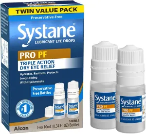 Systane PRO PF Multi-dose Preservative-Free Lubricant Eye Drops 2 Count