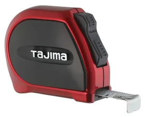 TAJIMA Tape Measure - 10 ft x 10/16 inch Sigma Stop Measuring Tape with Auto Blade Lock & Acrylic Coated Blade - SS-10BW