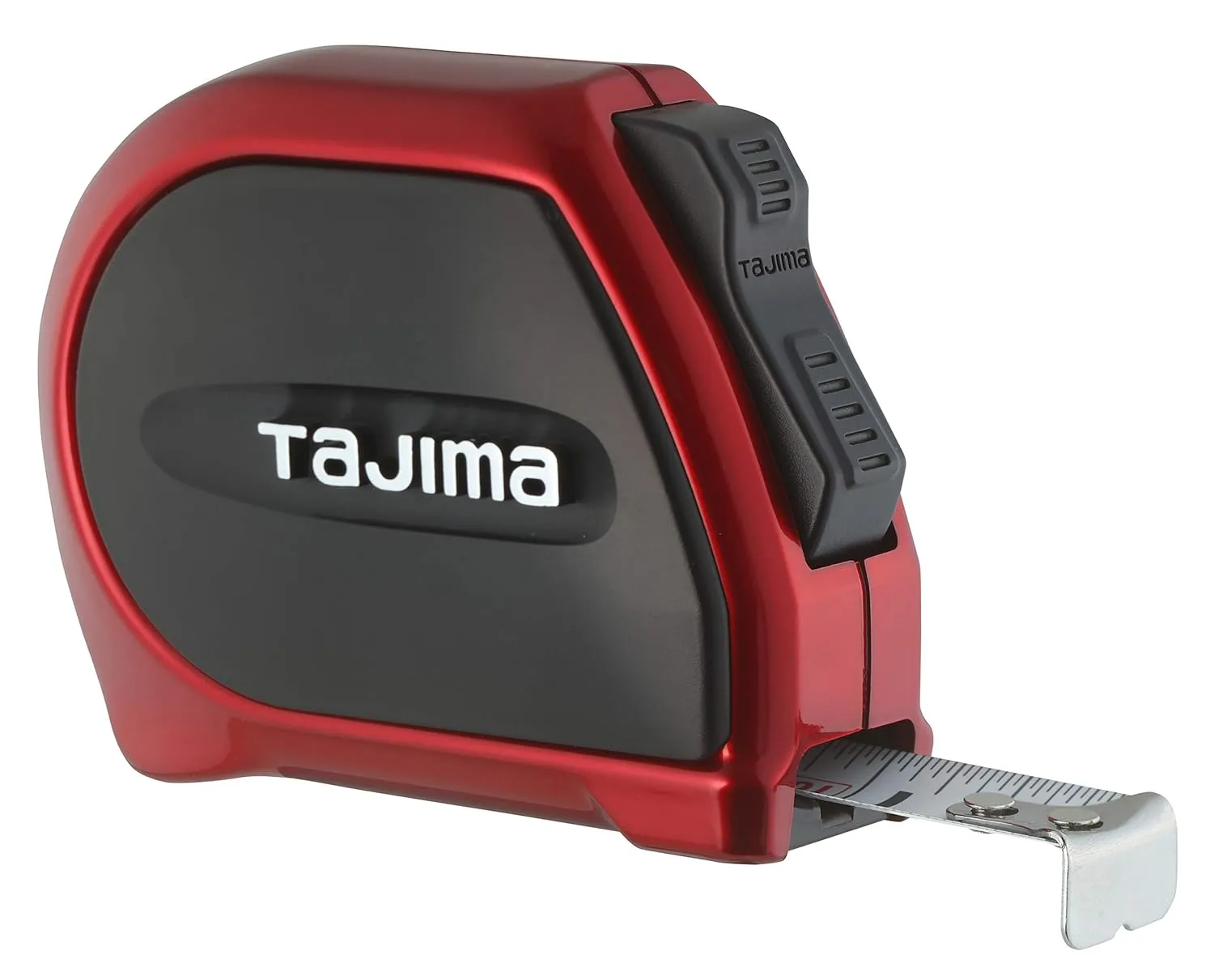 TAJIMA Tape Measure - 10 ft x 10/16 inch Sigma Stop Measuring Tape with Auto Blade Lock & Acrylic Coated Blade - SS-10BW