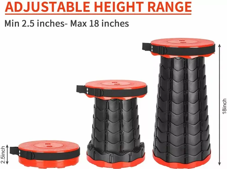 Telescopic Foldable Chair Portable Seating Solution