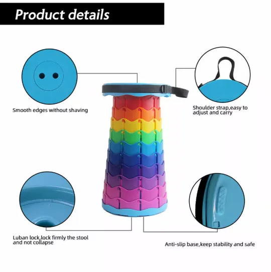 Telescopic Foldable Chair Portable Seating Solution