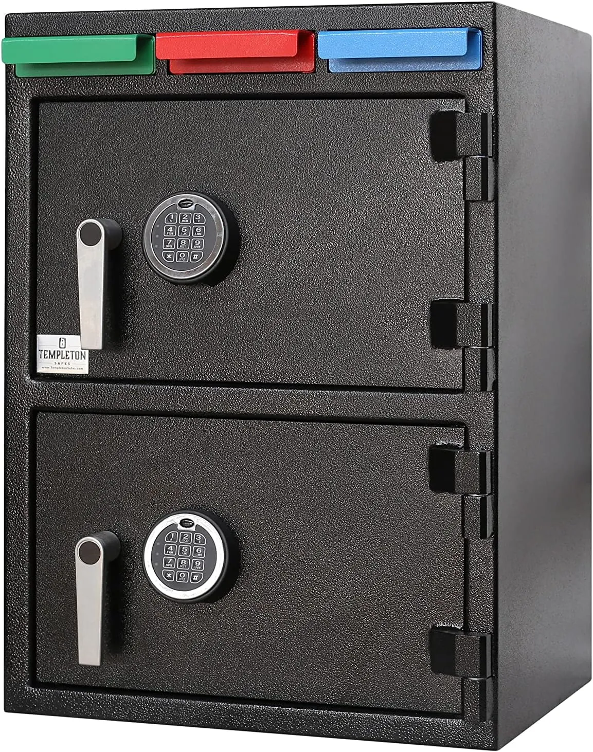 Templeton Safes Two Door Multi-User Depository Drop Safe with Electronic Locks & Segregated Drop Slots